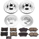 PowerStop Z23 Daily Driver Carbon-Fiber Ceramic Brake Pad and Drilled & Slotted
