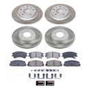 PowerStop Semi-Coated Rotor and Low-Dust Ceramic Brake Pad Kit