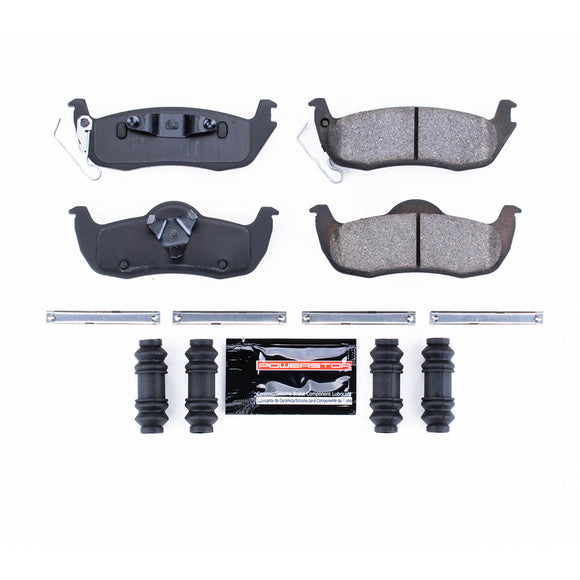 PowerStop Z23 Evolution Sport Carbon-Fiber Brake Pads With Hardware