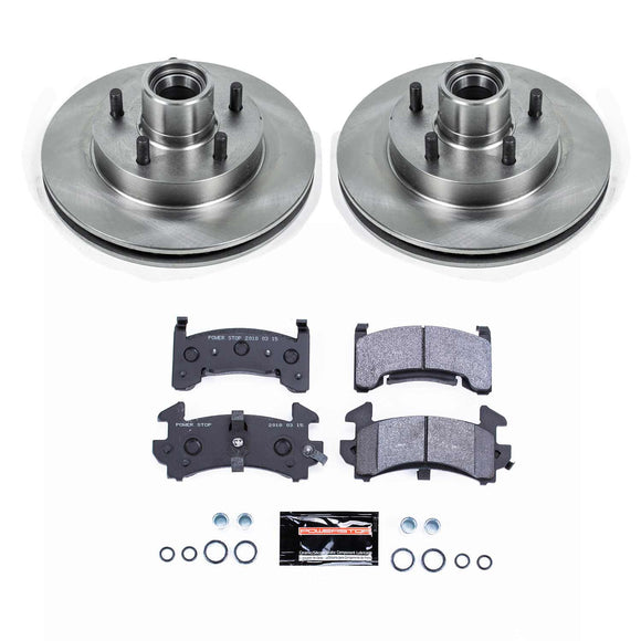 PowerStop Track Day Spec High-Performance Brake Pad and Rotor Kit