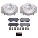 PowerStop Semi-Coated Rotor and Low-Dust Ceramic Brake Pad Kit