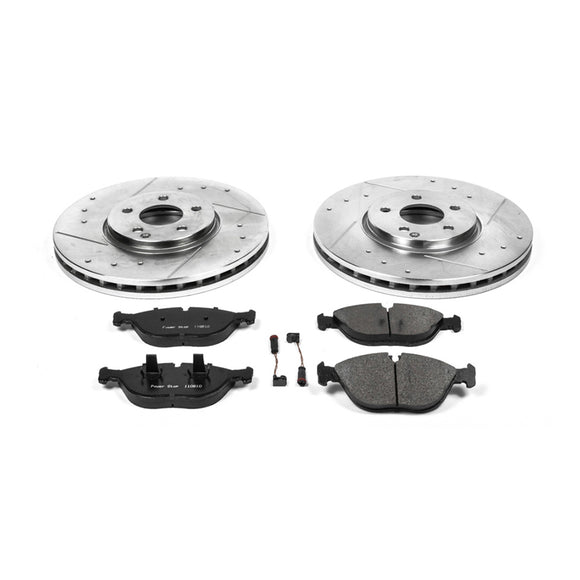 PowerStop Z23 Daily Driver Carbon-Fiber Ceramic Brake Pad and Drilled & Slotted