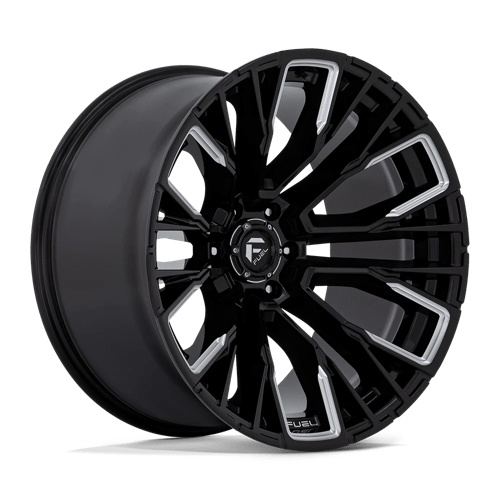 22x12 Fuel Off-Road D849 Rebar Black 6x139.7 ET-44 CB106.1 Wheel Rim