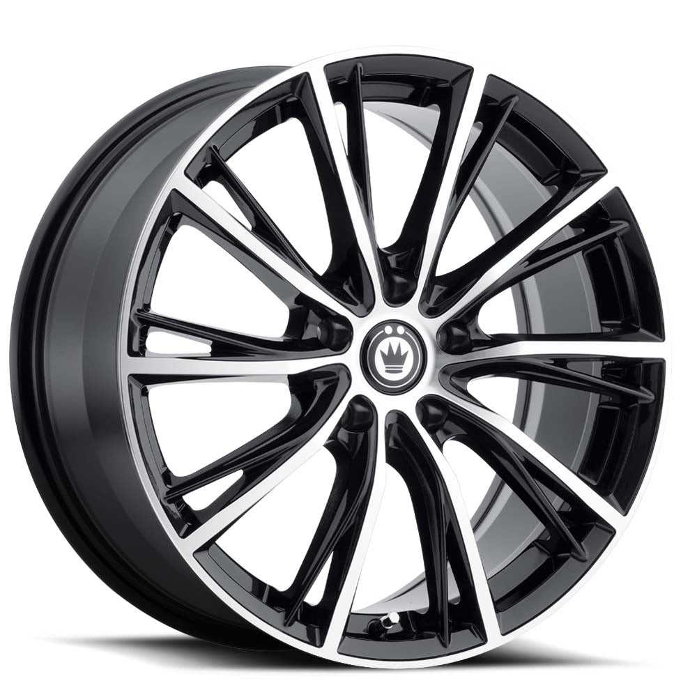 16x7.5 Konig Impression Black/Machined Face 5x114.3 5x4.5 ET40 Wheel Rim