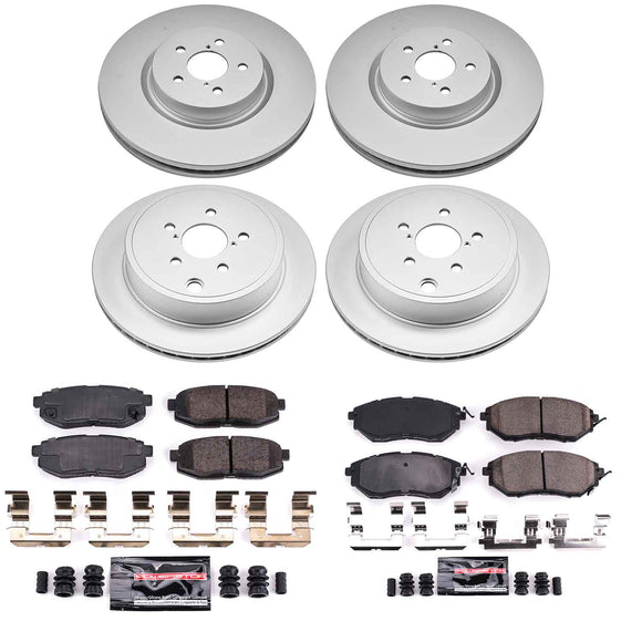Z23 Daily Driver Premium Carbon-Fiber Ceramic Brake Pad and Fully Coated Rotor K
