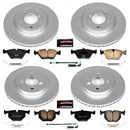 PowerStop Genuine Geomet Coated Rotor and Carbon-Fiber Ceramic Brake Pad Kit