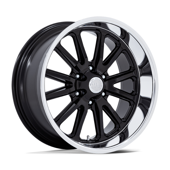 20X8 US Mag UC145 Rambler 6 Gloss Black W/ Diamond Cut Lip 6x139.7 ET1 Wheel Rim