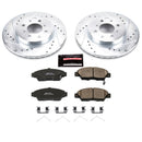 PowerStop Z23 Daily Driver Carbon-Fiber Ceramic Brake Pad and Drilled & Slotted
