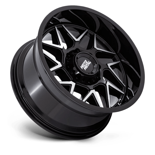 20X10 Moto Metal MO812 Turbine Gloss Black 8x165.1 ET-18 Wheel Rim
