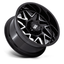 20X10 Moto Metal MO812 Turbine Gloss Black 8x165.1 ET-18 Wheel Rim