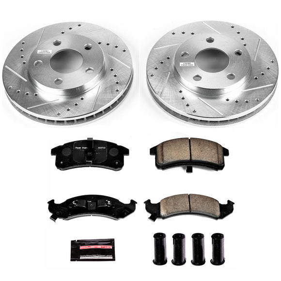 PowerStop Z23 Daily Driver Carbon-Fiber Ceramic Brake Pad and Drilled & Slotted