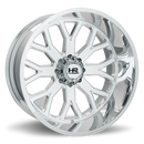 26x14 Hardrock Slammer Xposed Chrome 8x180 ET-76 wheel/rim