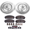 PowerStop Z23 Daily Driver Carbon-Fiber Ceramic Brake Pad and Drilled & Slotted