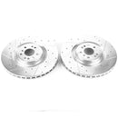 PowerStop Evolution Drilled Slotted Rotors Pair Front For Mercedes-Benz ML550