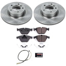 PowerStop OE Stock Replacement Low-Dust Ceramic Brake Pad and Rotor Kit
