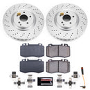 PowerStop Genuine Geomet Coated Rotor and Carbon-Fiber Ceramic Brake Pad Kit