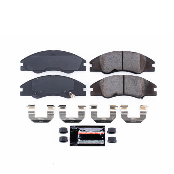 PowerStop Z23 Evolution Sport Carbon-Fiber Brake Pads With Hardware