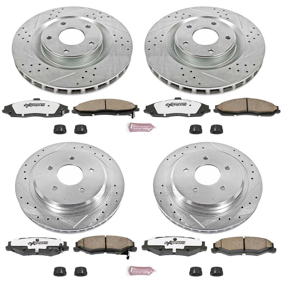 PowerStop Z26 Street Performance Ceramic Brake Pad and Drilled & Slotted Rotor K