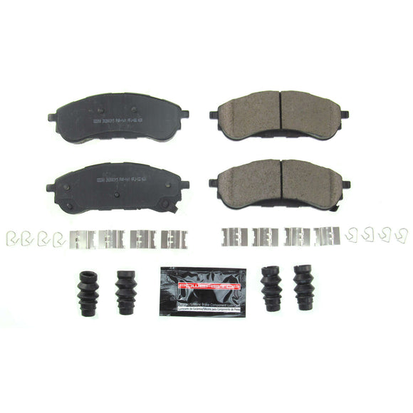 PowerStop Z23 Evolution Sport Carbon-Fiber Brake Pads With Hardware
