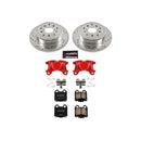 PowerStop Z23 Daily Driver Carbon-Fiber Ceramic Pads Drilled & Slotted Rotor & C