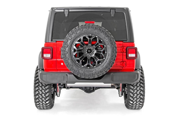 Rough Country Tire Carrier Relocation Plate No Prox For Jeep Wrangler 18-23