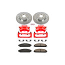 PowerStop Z23 Daily Driver Carbon-Fiber Ceramic Pads Drilled & Slotted Rotor & C