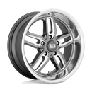 20X10 US Mag U129 CTEN Matte Gun Metal Milled 5X120.65 ET1 wheel/rim