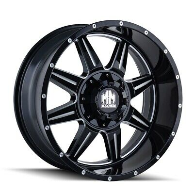 20x9 Mayhem Monstir Black-Gloss Wheel/Rim 5x139.7 8100-2997M