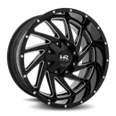 20x10 Hardrock Crusher Gloss Black Milled 8x165.1 ET-19 wheel/rim-2