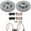 PowerStop OE Stock Replacement Low-Dust Ceramic Brake Pad and Rotor Kit