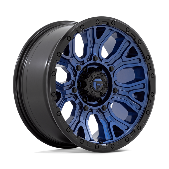 20x9 Fuel Off-Road D827 Traction Dark Blue with Black Ring 6x135 ET1 Wheel