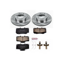 PowerStop OE Stock Replacement Low-Dust Ceramic Brake Pad and Rotor Kit