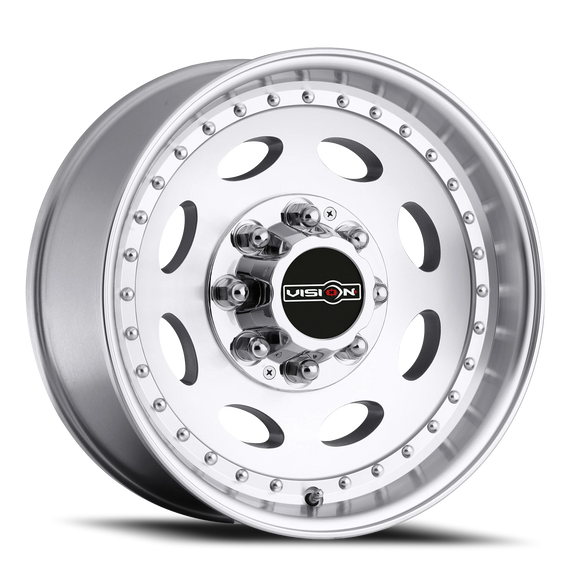 19.5x7.5 Vision 81 Heavy Hauler Machined Wheel 8x170 ET0 CB125.2