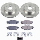 OE Stock Replacement Low-Dust Ceramic Brake Pad and Rotor Kit