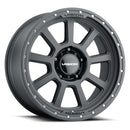 18x9 Vision 350 Ojos Satin Black Wheel 6x139.7 ET-12 CB106.2