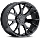20x9 Replica Hellcat Gloss Black 5x115 ET20 wheel/rim-1