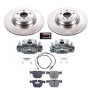 PowerStop OE Stock Replacement Low-Dust Ceramic Brake Pad, Rotor and Caliper Kit
