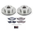 PowerStop OE Stock Replacement Low-Dust Ceramic Brake Pad and Rotor Kit