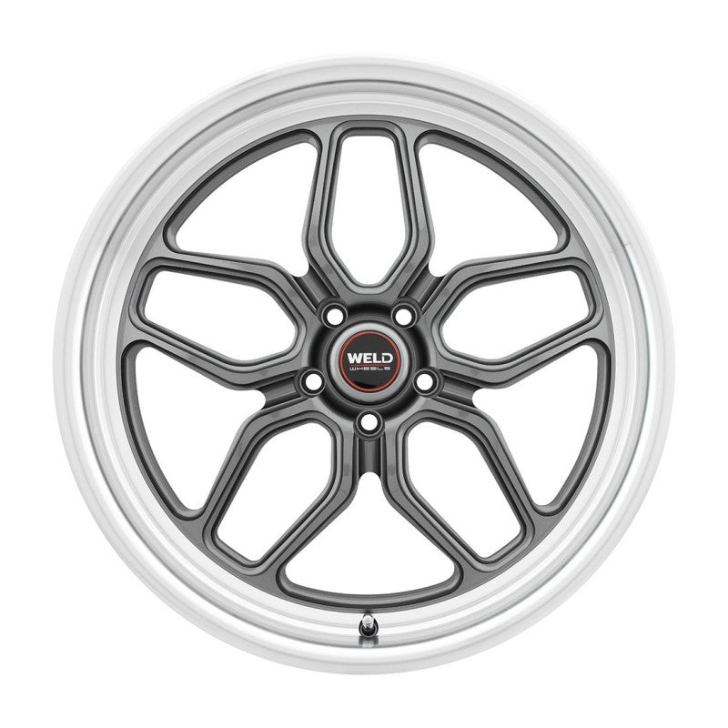 22x12 WELD Performance Laguna Gunmetal Milled 5x127 5x5 ET-57 Wheel Rim