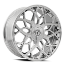 22x8.5 Kraze Ricochet Chrome 5x115 ET38 CB74.1 Wheel Rim