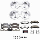 PowerStop Z36 Carbon-Fiber Ceramic Brake Pad with Drilled and Slotted Rotor Kit