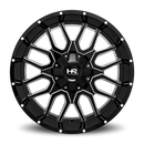 22x10 Hardrock Commander Gloss Black Milled 6x135/139.7 ET-25 wheel/rim