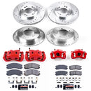 PowerStop Z23 Daily Driver Carbon-Fiber Ceramic Pads Drilled & Slotted Rotor & C