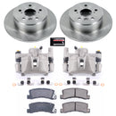 PowerStop OE Stock Replacement Low-Dust Ceramic Brake Pad, Rotor and Caliper Kit