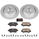 PowerStop Genuine Geomet Coated Rotor and Carbon-Fiber Ceramic Brake Pad Kit