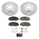 PowerStop Semi-Coated Rotor and Low-Dust Ceramic Brake Pad Kit