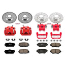PowerStop Z23 Daily Driver Carbon-Fiber Ceramic Pads Drilled & Slotted Rotor & C