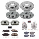 PowerStop OE Stock Replacement Low-Dust Ceramic Brake Pad, Rotor and Caliper Kit