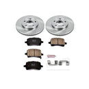 PowerStop OE Stock Replacement Low-Dust Ceramic Brake Pad and Rotor Kit