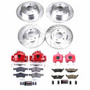 PowerStop Z23 Daily Driver Carbon-Fiber Ceramic Pads Drilled & Slotted Rotor & C